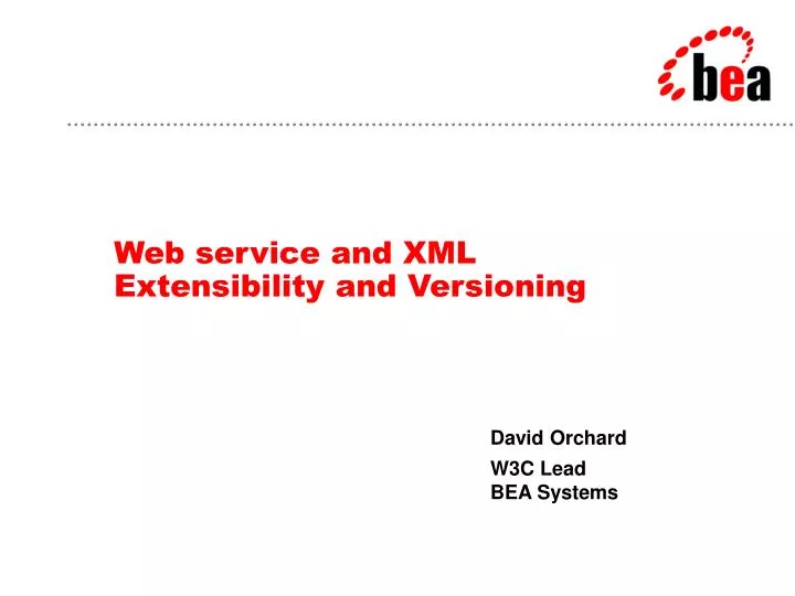 web service and xml extensibility and versioning