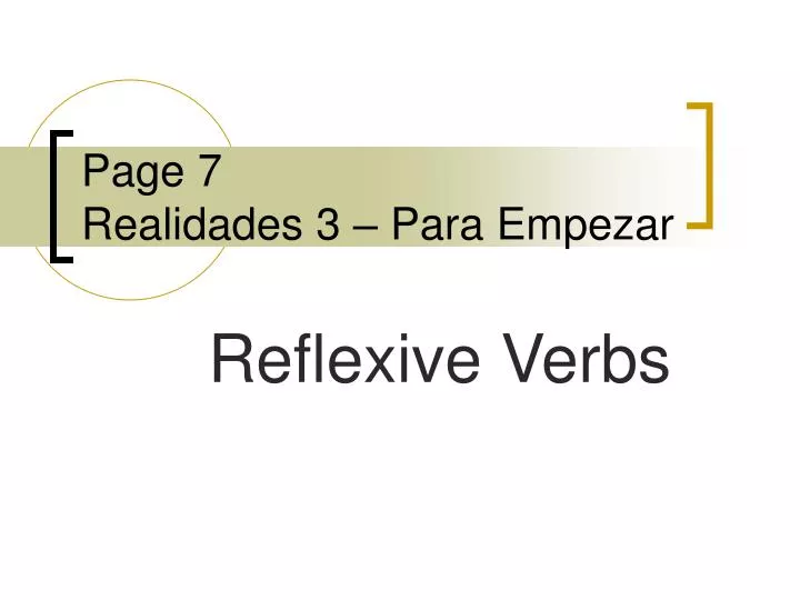 page 7 realidades 3 para empezar