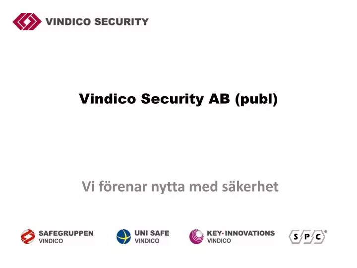 vindico security ab publ