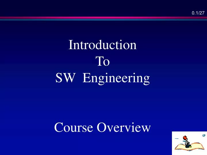 introduction to sw engineering course overview