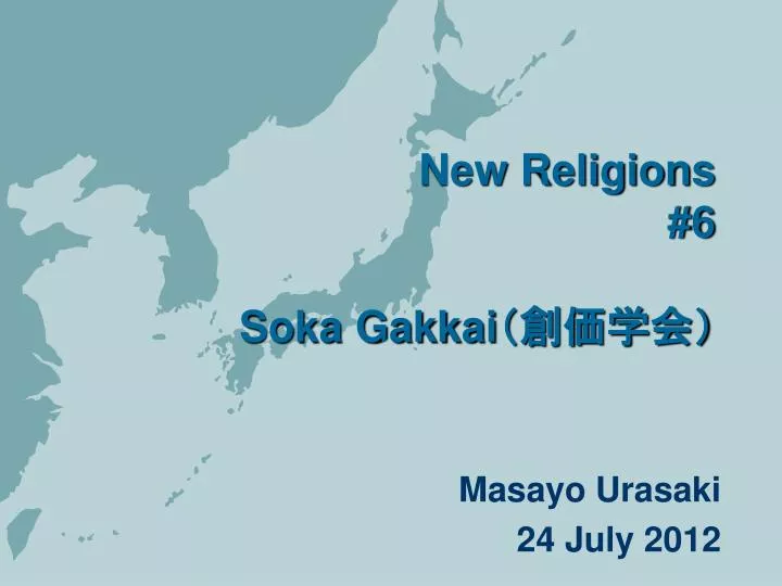 new religions 6 soka gakkai