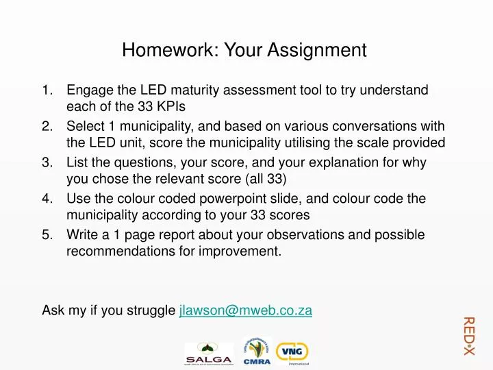 homework your assignment