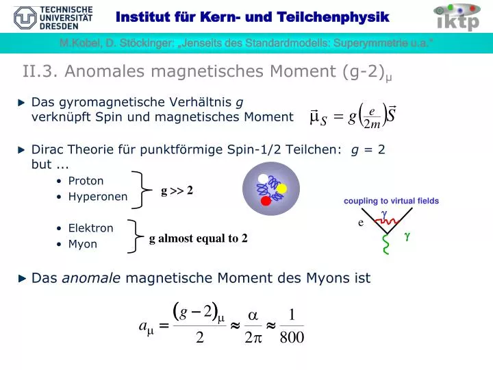 ii 3 anomales magnetisches moment g 2