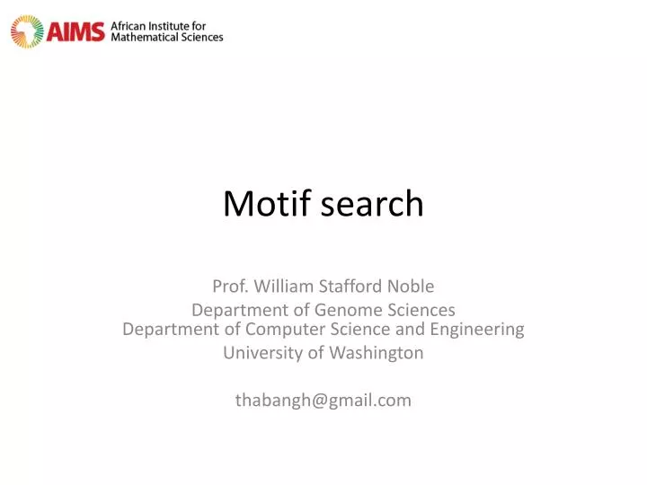 motif search