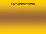 PROVIDENT FUND - slide 1
