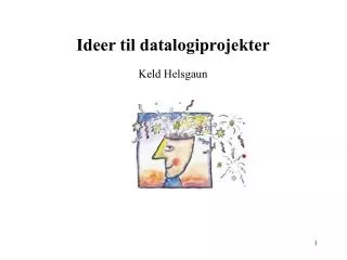 ideer til datalogiprojekter