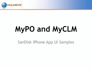 MyPO and MyCLM
