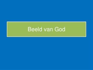 beeld van god
