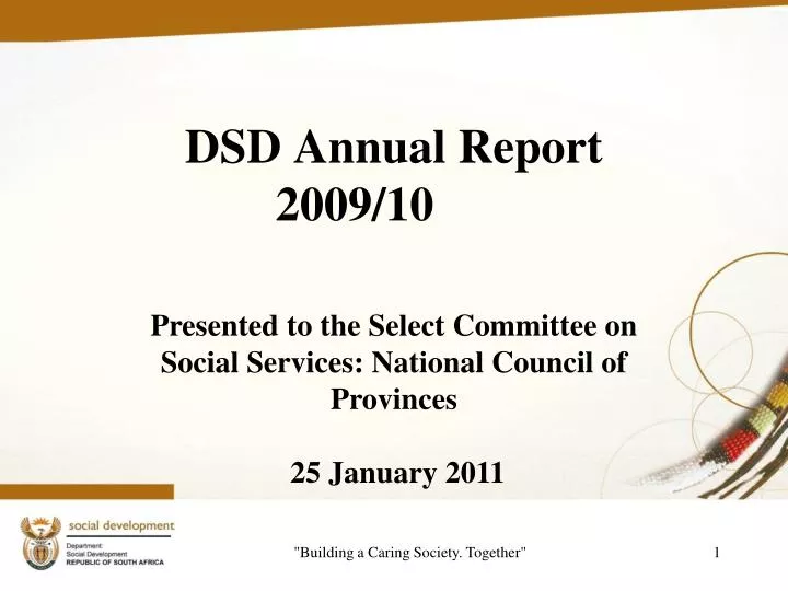 dsd annual report 2009 10