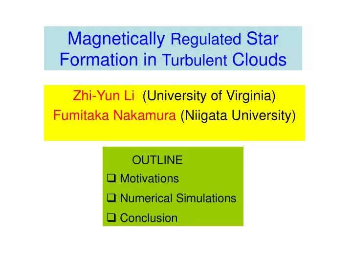 magnetically regulated star formation in turbulent clouds