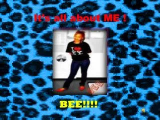 it s all about me