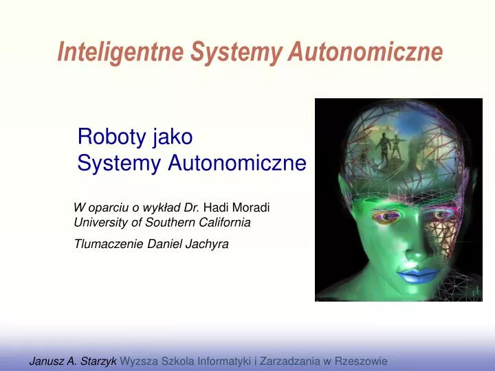 roboty jako systemy autonomiczne