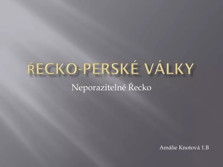 ecko persk v lky