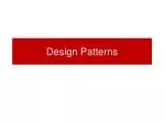 Design Patterns - slide 1