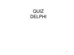 QUIZ DELPHI - slide 1