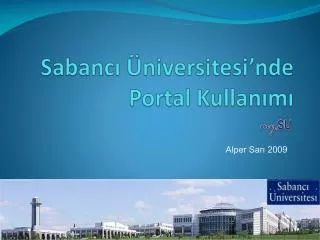 sabanc niversitesi nde portal kullan m
