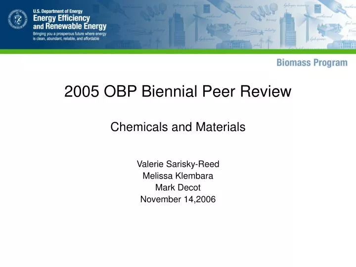 2005 obp biennial peer review