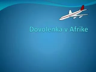 dovolenka v afrike