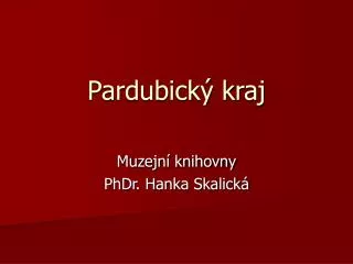 pardubick kraj