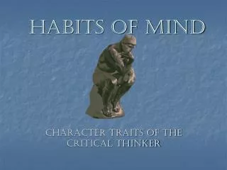 Habits of mind