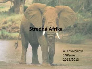 stredn afrika