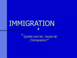 immigration