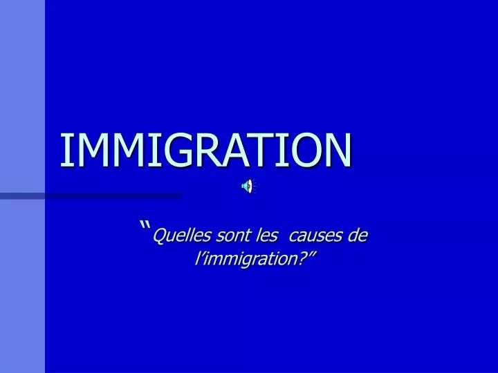 immigration