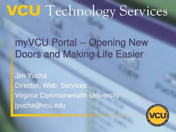 myvcu portal opening new doors and making life easier