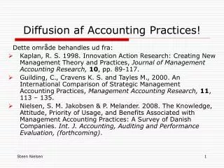 diffusion af accounting practices