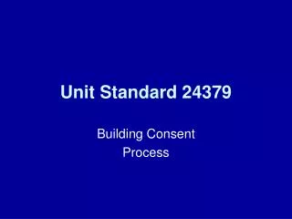 Unit Standard 24379
