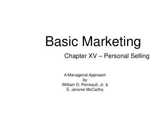 basic marketing