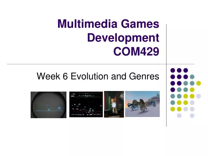 multimedia games development com429