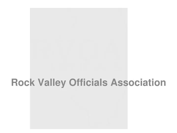rock valley officials association