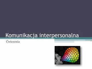 komunikacja interpersonalna