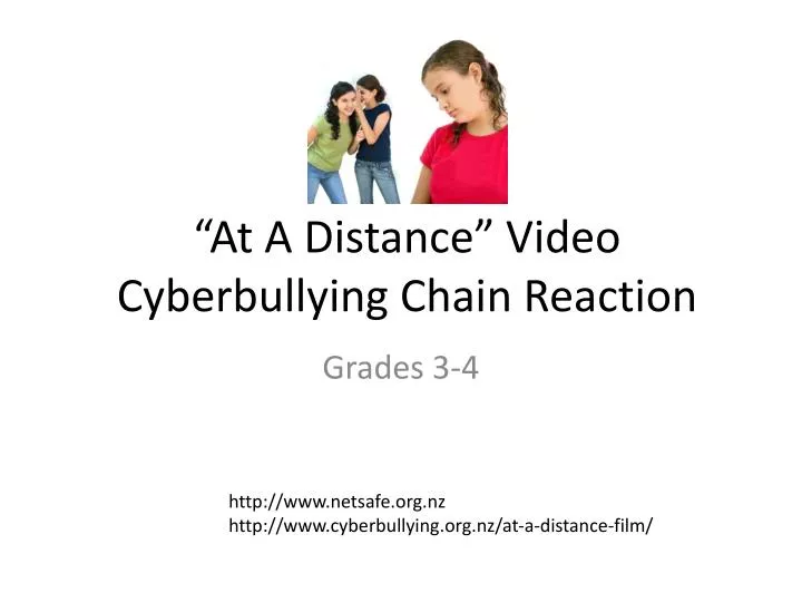 at a distance video cyberbullying chain reaction