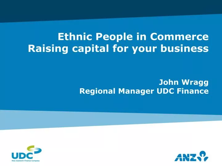 ethnic people in commerce raising capital for your business