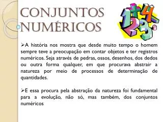 conjuntos num ricos