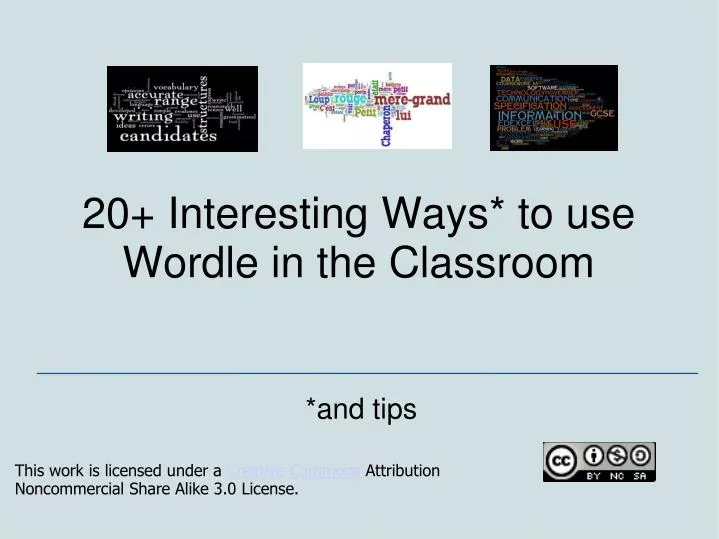 20 interesting ways to use wordle in the classroom