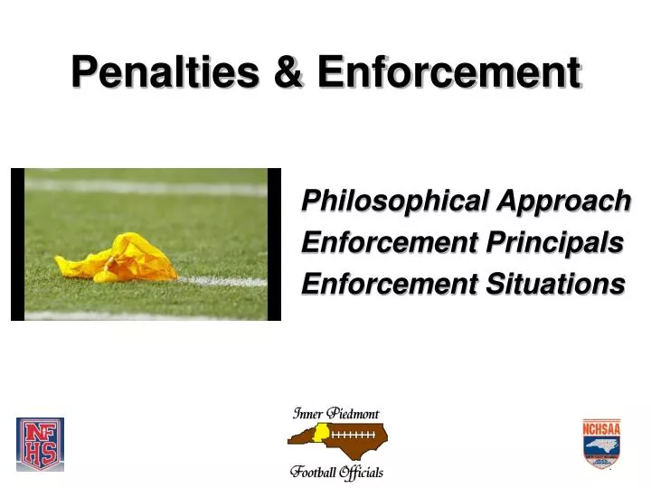 penalties enforcement