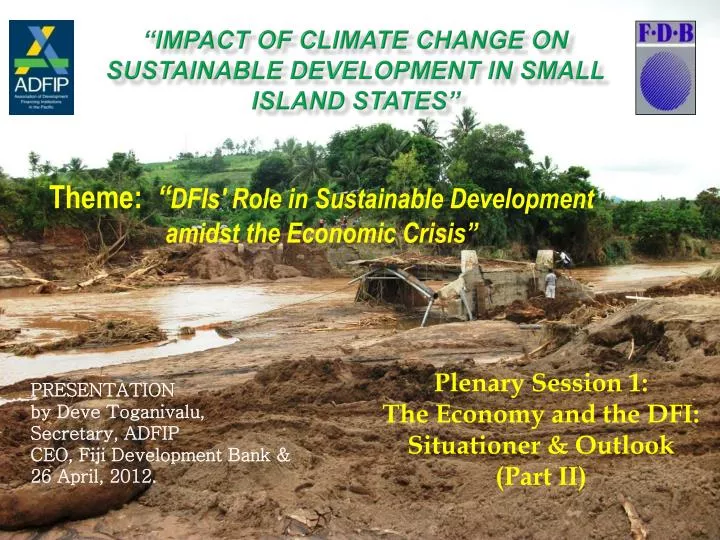 impact of climate change on sustainable development in small island states