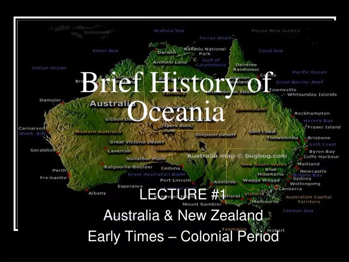 brief history of oceania