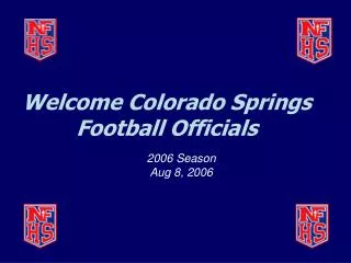 Welcome Colorado Springs Football Officials