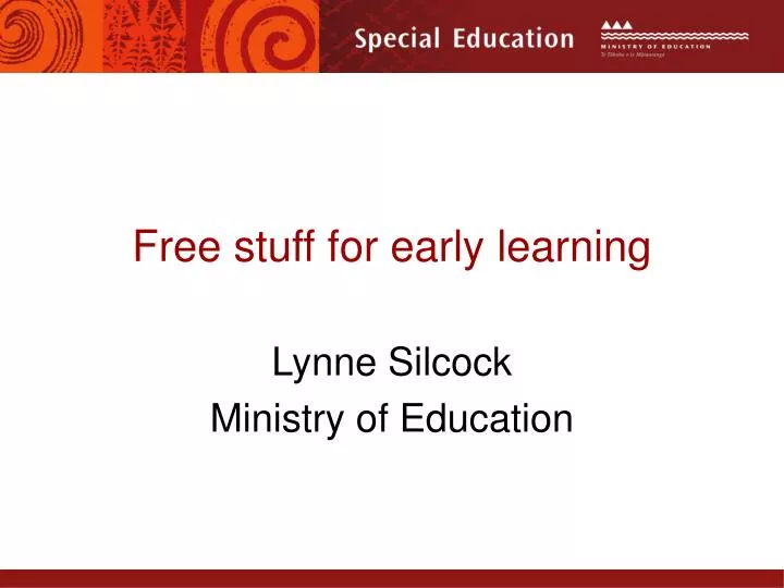 free stuff for early learning
