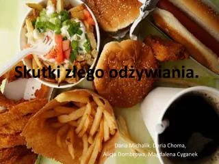 skutki z ego od ywiania