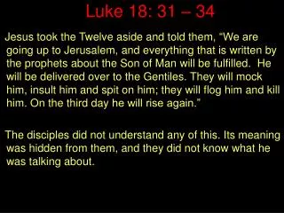luke 18 31 34