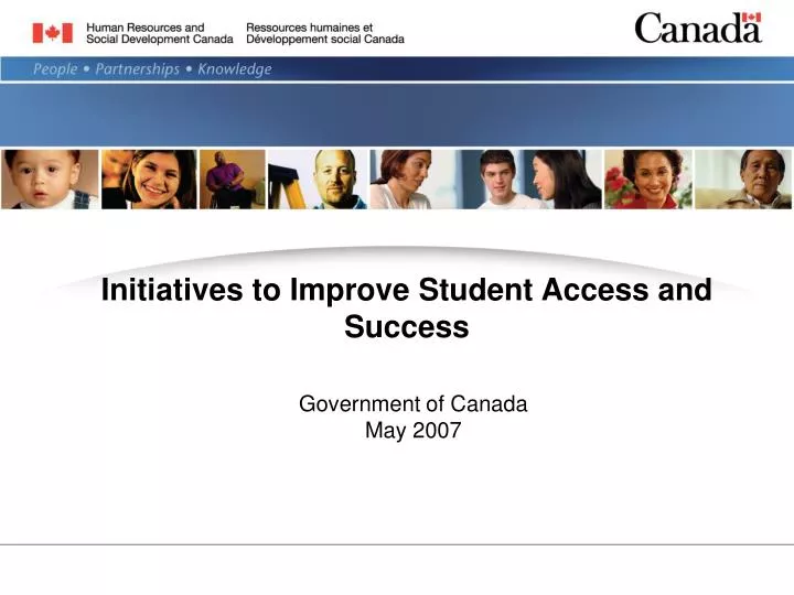 initiatives to improve student access and success