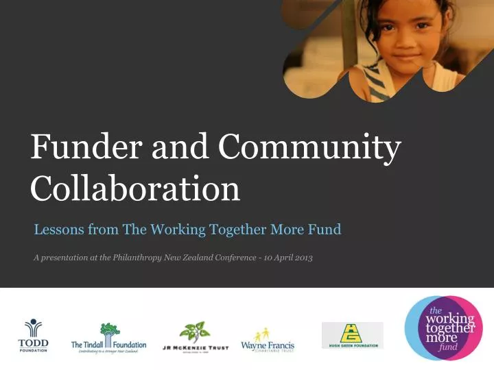 funder and community collaboration