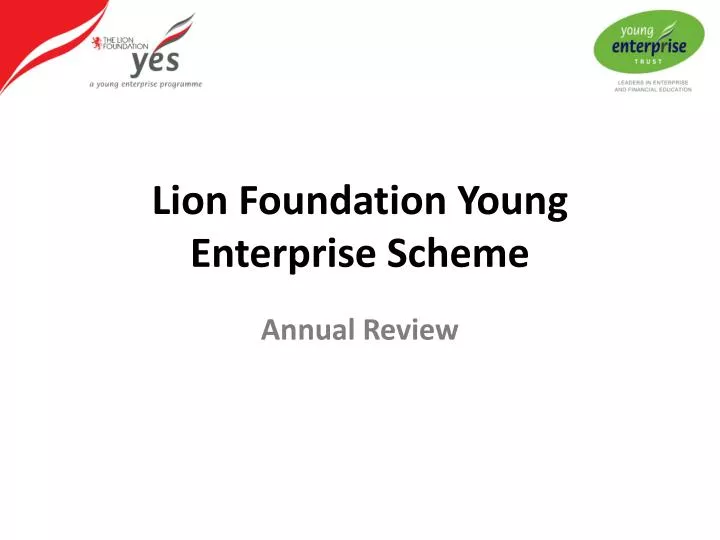 lion foundation young enterprise scheme