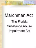 Marchman Act - slide 1