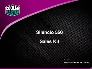 Silencio 550 Sales Kit